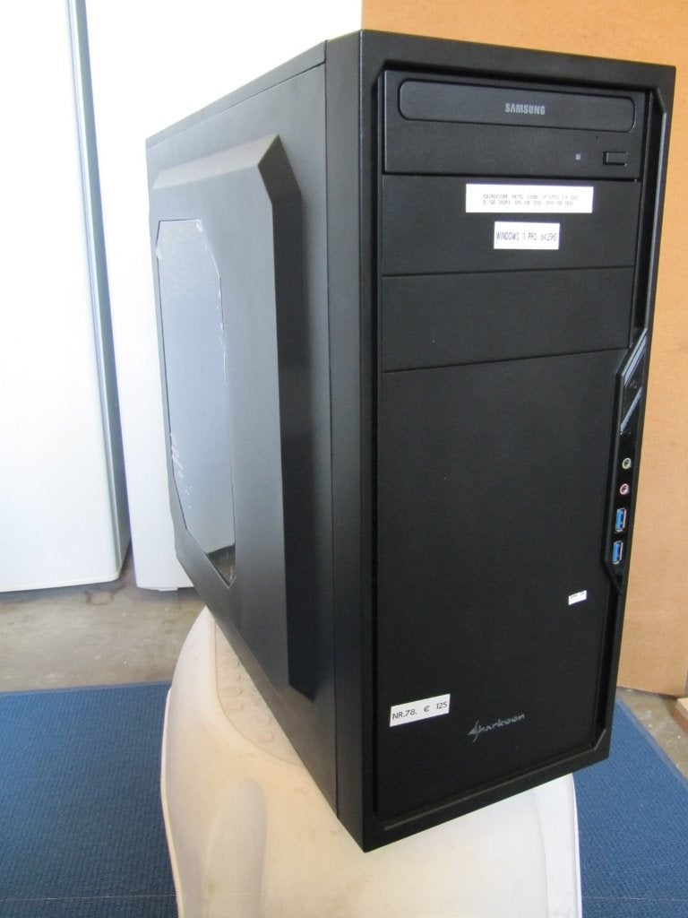 (NR.78)QuadCore Intel Core i7-3770. 3,4 Ghz.8Gb,120SSD,500HD, Computers en Software, Computerbehuizingen, Zo goed als nieuw, Ophalen of Verzenden