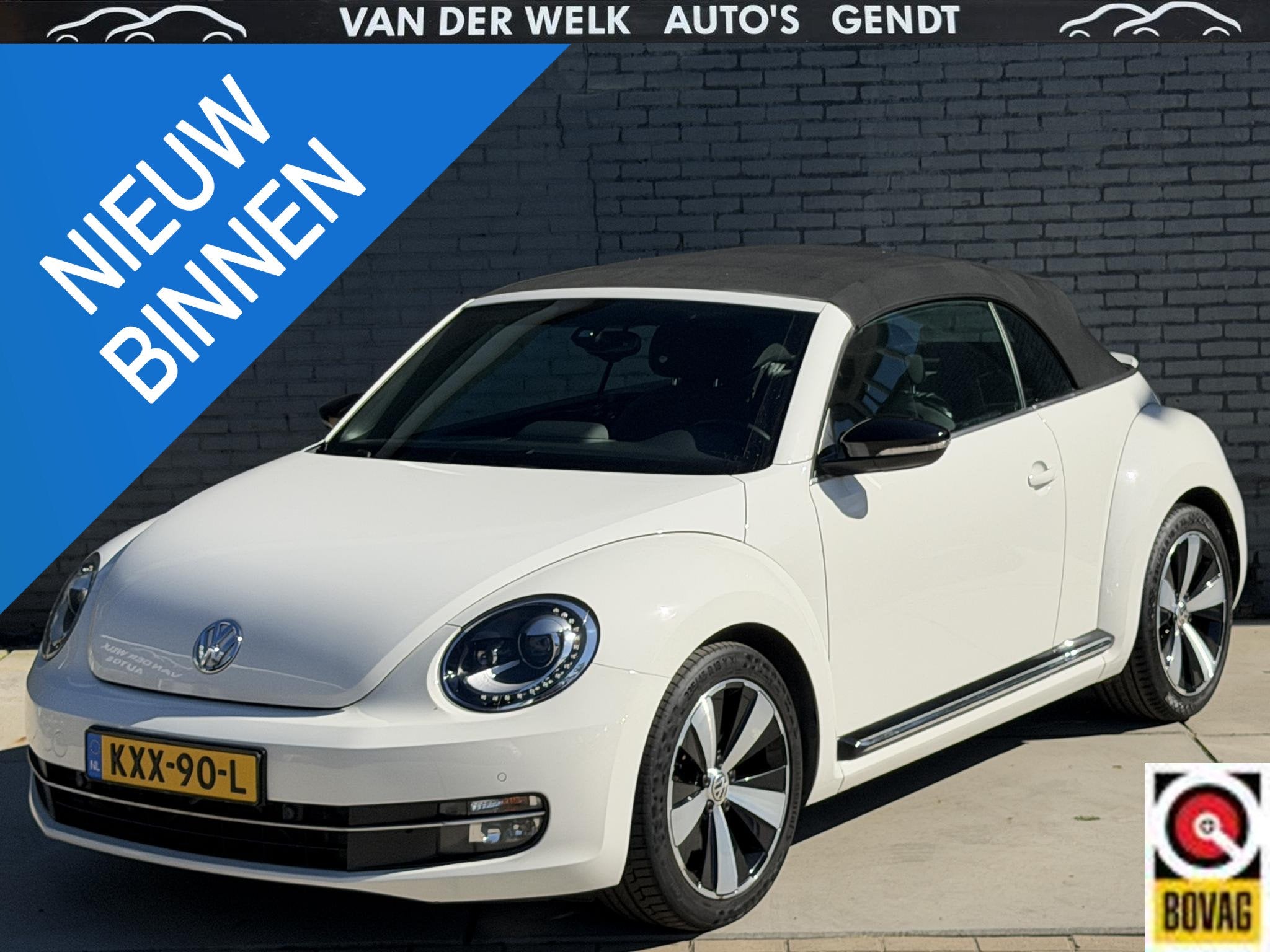 Volkswagen Beetle Cabriolet 1.4 TSI AIRCO | LED | 160PK | ST, Voorwielaandrijving, Gebruikt, Beetle (Kever), 4 cilinders