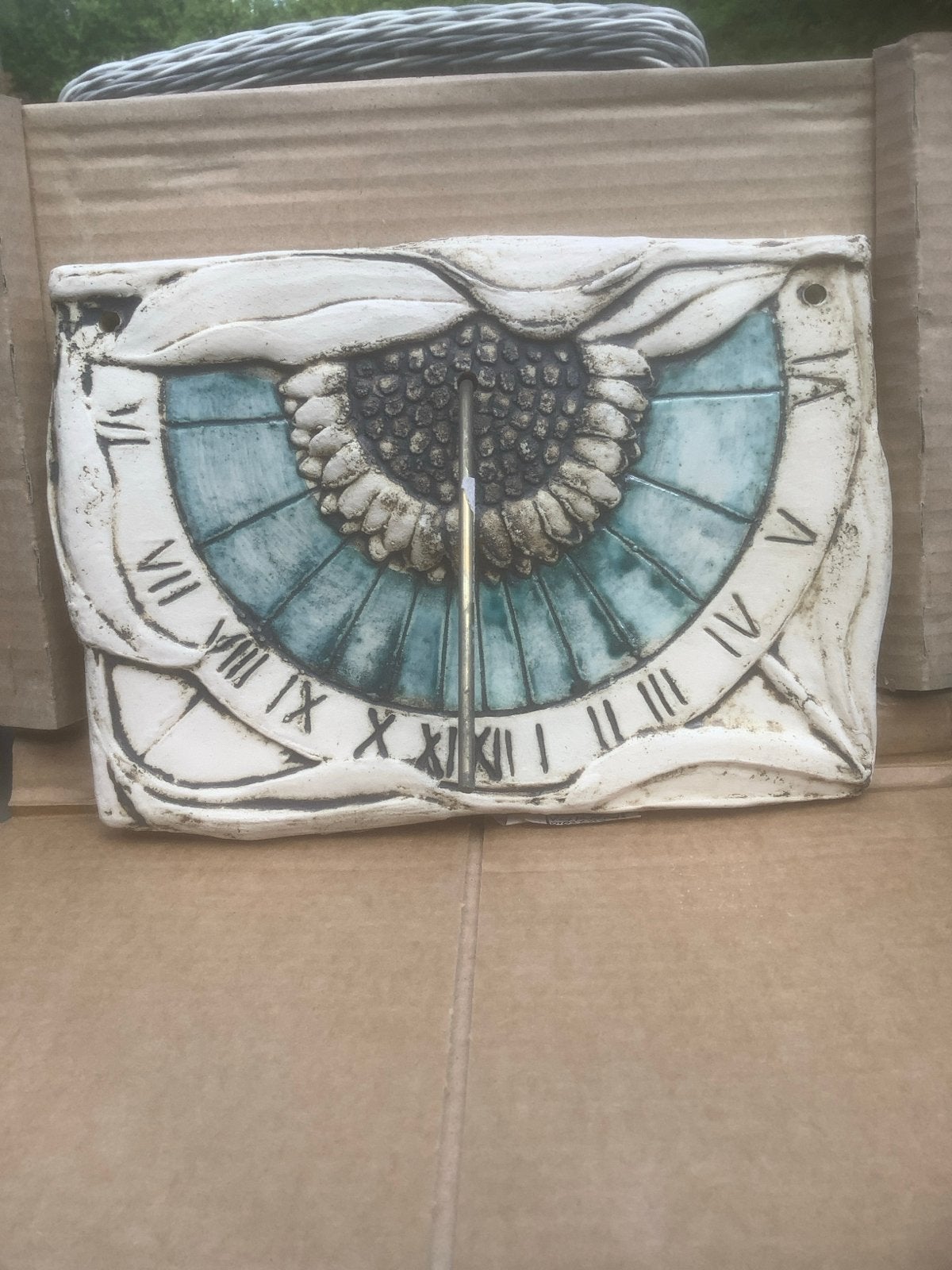 Decoratieve Zonnewijzer voor aan de wand, Tuin en Terras, Ophalen of Verzenden, Nieuw