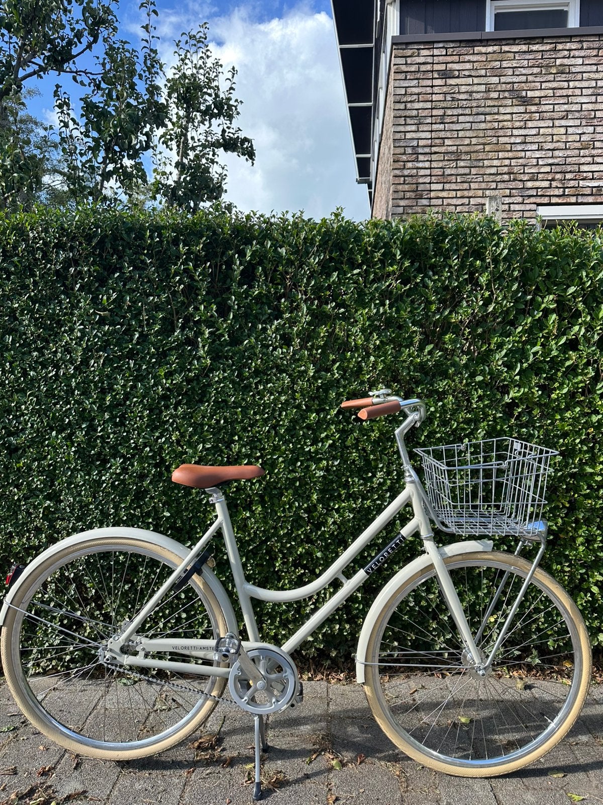 Veloretti Robyn Pebble Grey ZGAN, Fietsen en Brommers, Overige merken, Terugtraprem, Ophalen of Verzenden, Zo goed als nieuw