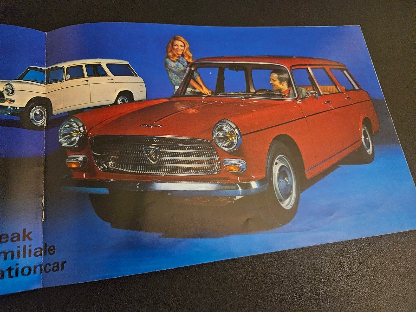 Brochure Peugeot 404 1971, Ophalen of Verzenden, Zo goed als nieuw, Peugeot