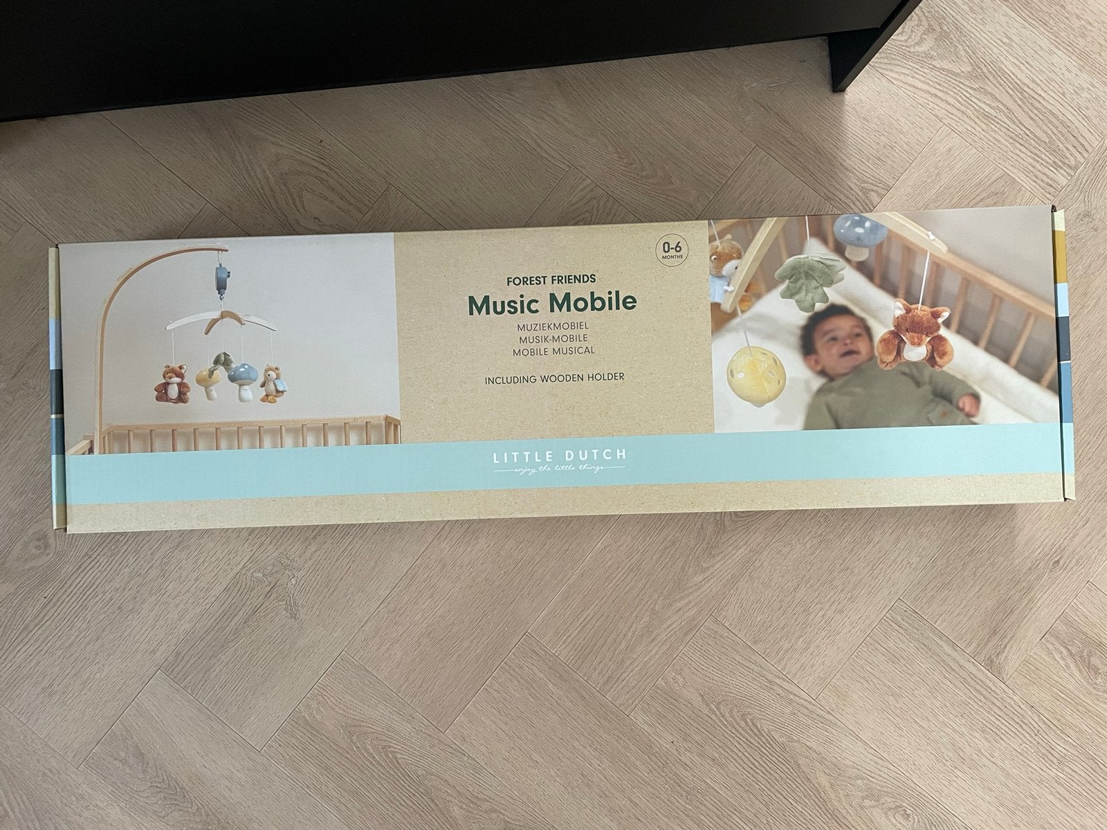 Little Dutch Muziekmobiel Forest - Zeer netjes en mooi, Ophalen, Zo goed als nieuw, Mobiel, Met geluid