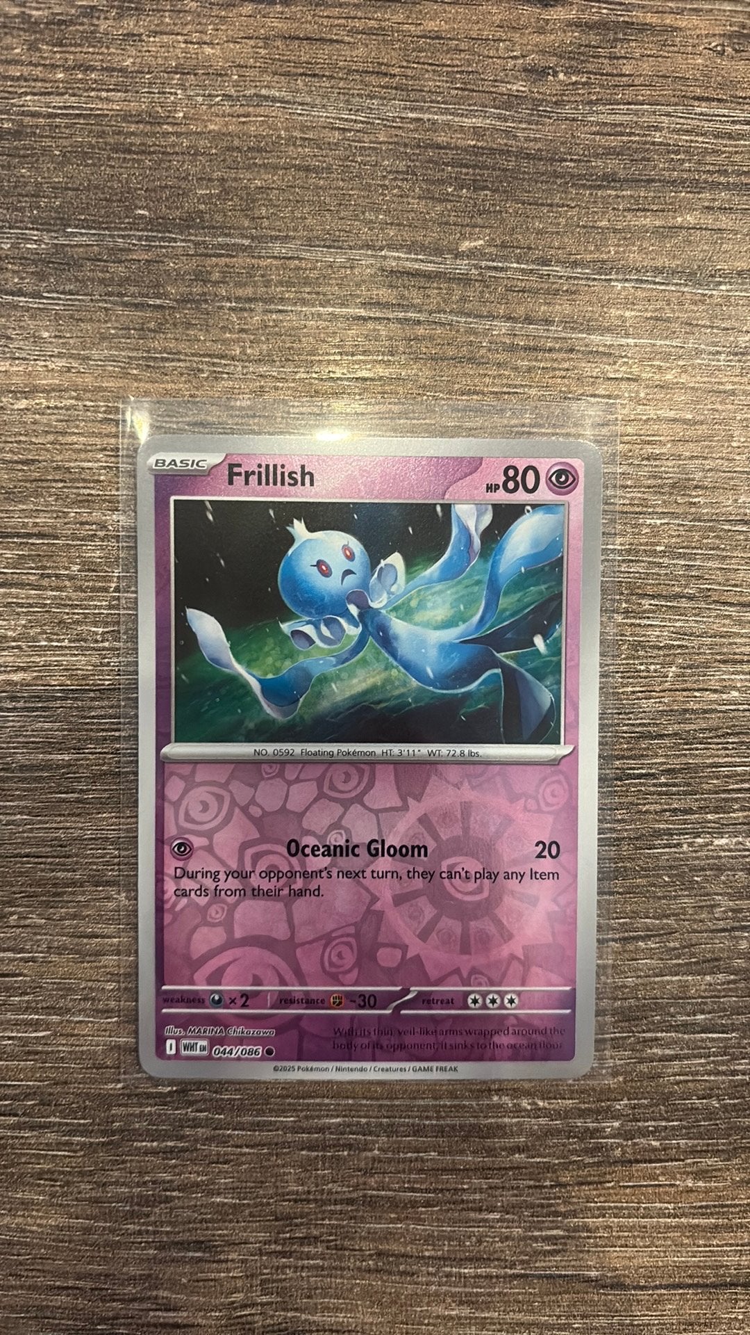 WHT Frillish 044/086 Reverse holo, Ophalen of Verzenden, Zo goed als nieuw