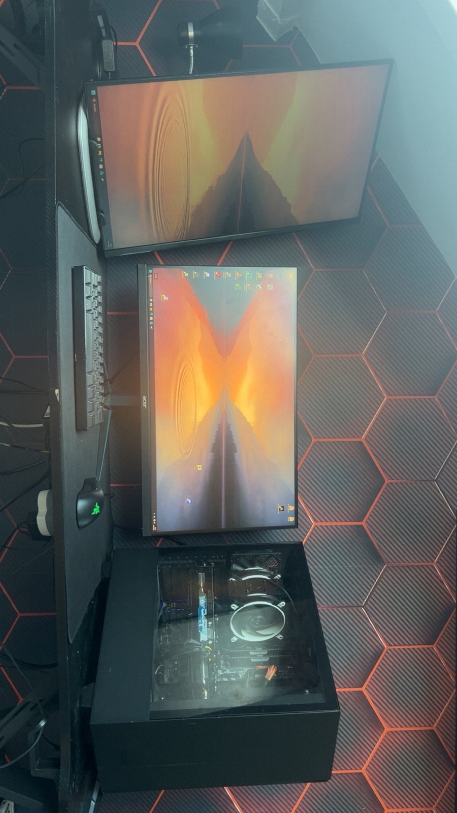 Game pc evt setup, Huis en Inrichting, Kachels, Ophalen, Zo goed als nieuw, Gas, Gaskachel