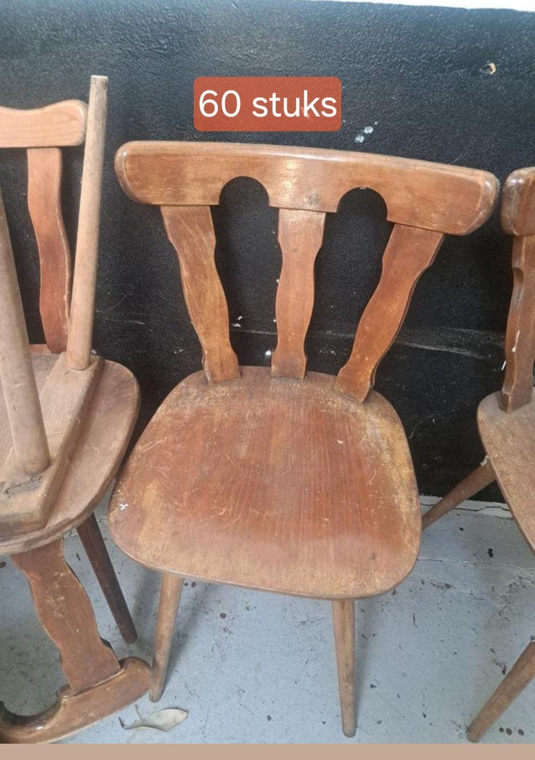 Café stoelen, Antiek en Kunst, Antiek | Meubels | Stoelen en Banken, Ophalen of Verzenden