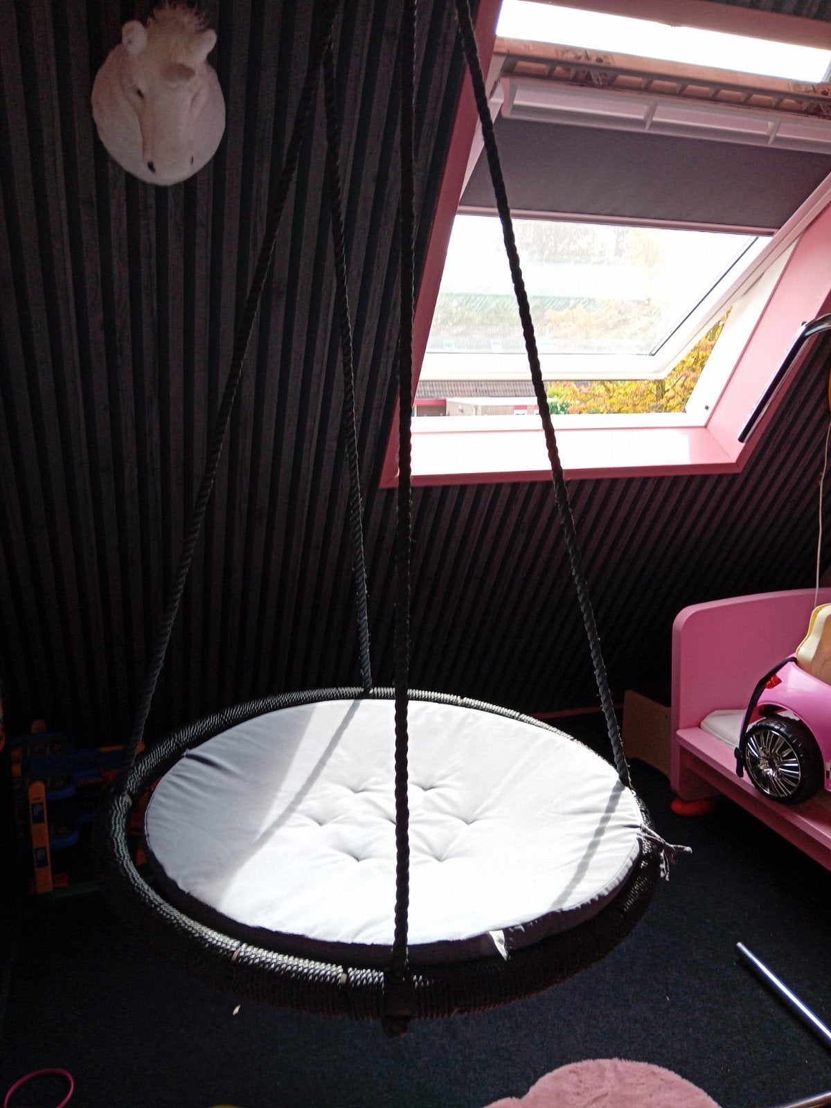 Comfortabele hangschommel met kussen, Ophalen, Gebruikt, Schommel