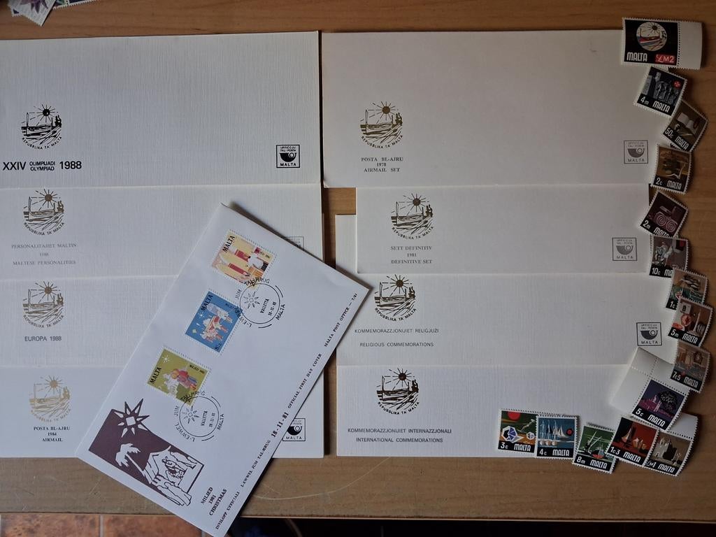 POSTZEGELS MALTA, Ophalen of Verzenden, Malta