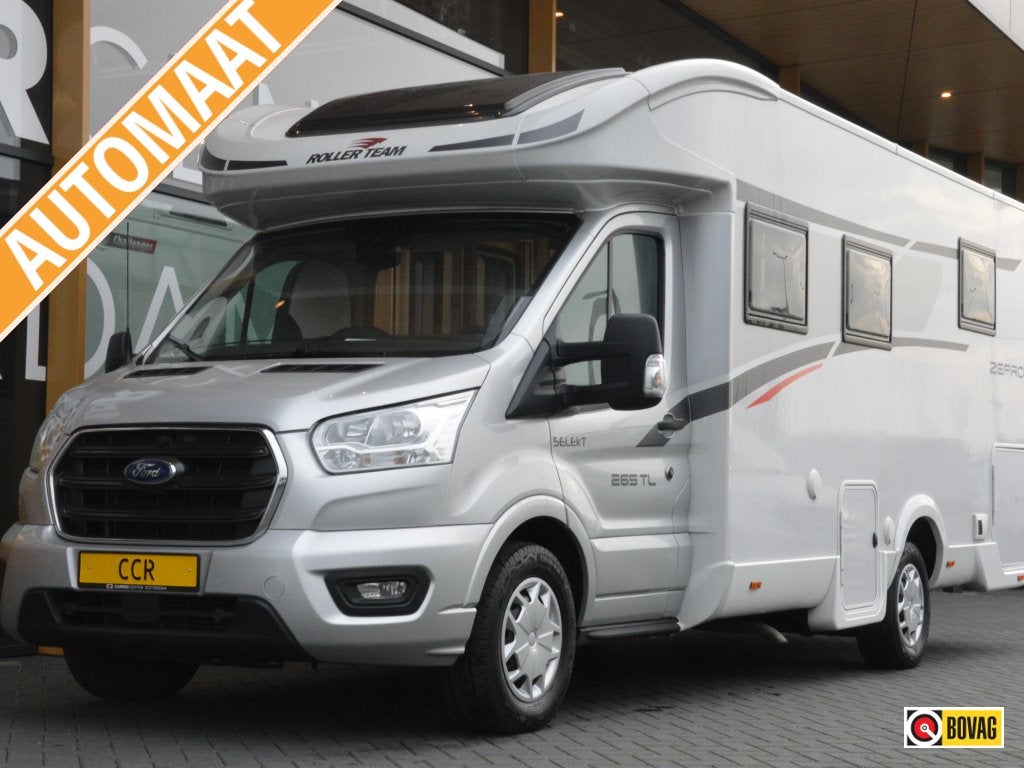 Roller Team Zefiro 265 TL Automaat Queensbed, Caravans en Kamperen, Campers, Bedrijf, Diesel, Koelkast, L-zit