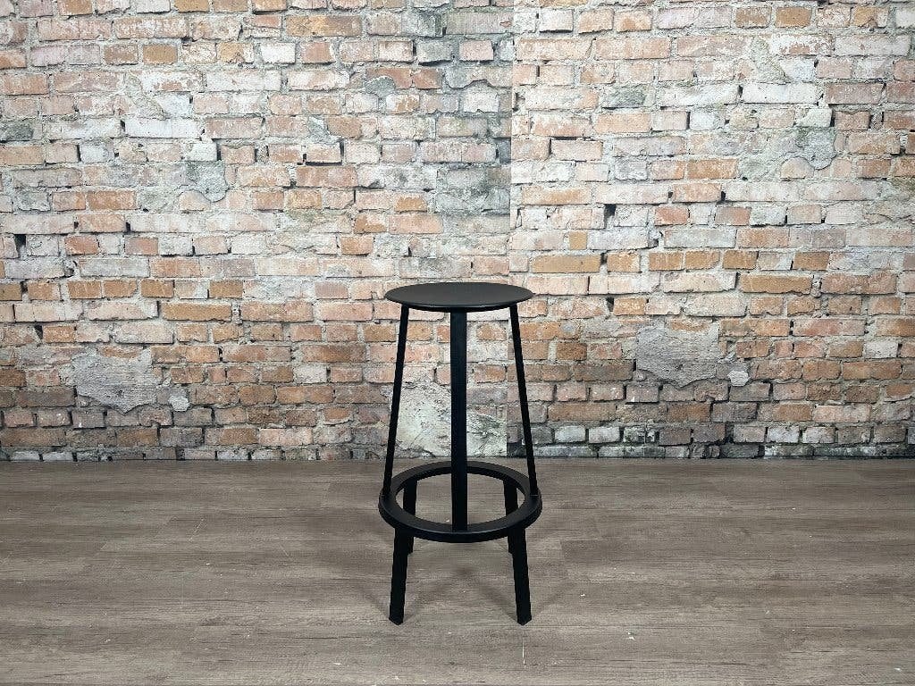 Hay Revolver - zwart | Leon Ransmeier, Ophalen, Kunststof, Met voetsteun, 60 tot 90 cm