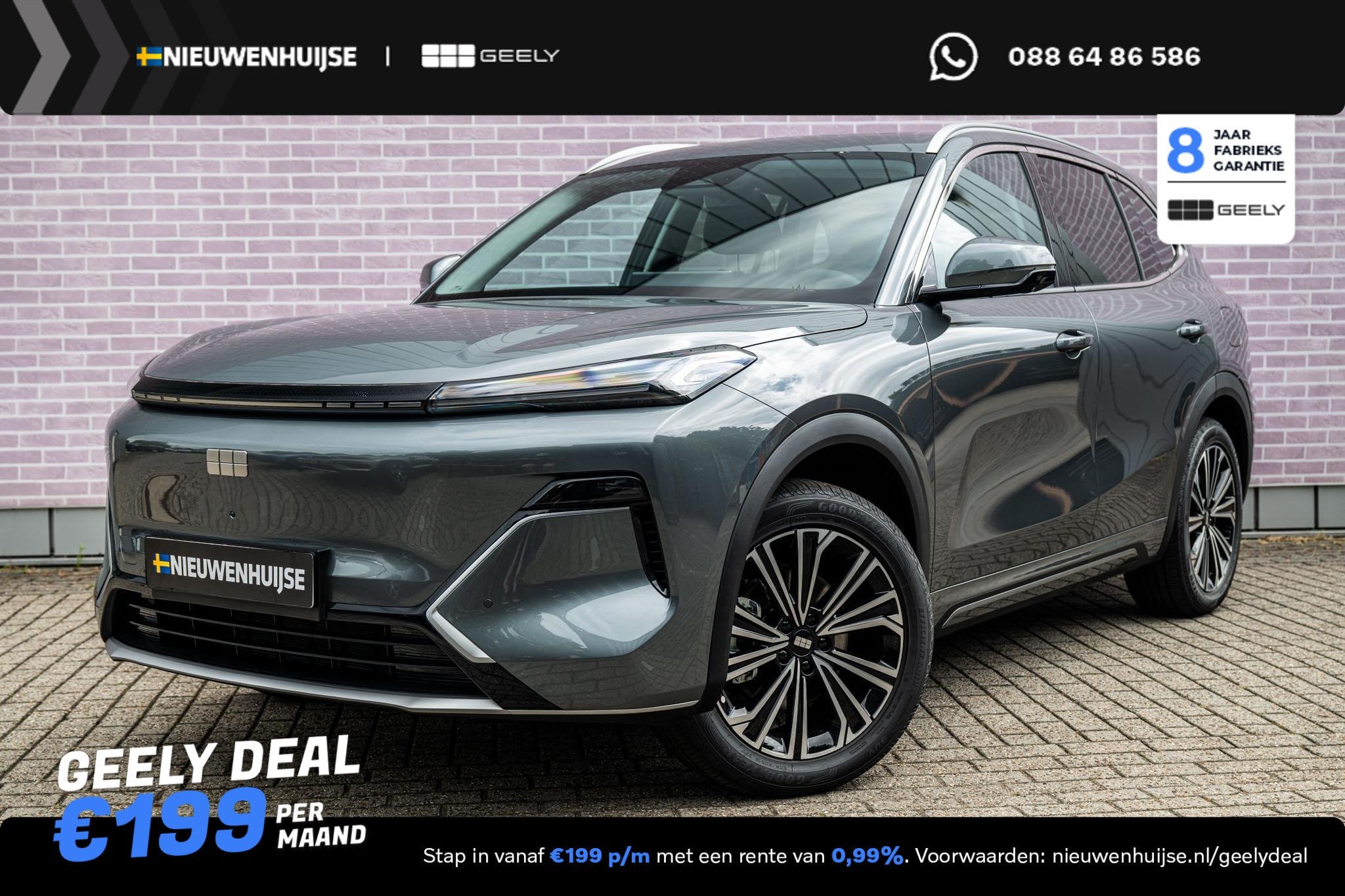 Geely Starray EM-i 1.5 Max+ | 136km Elektrisch bereik | Stoe, Auto's, 12 maanden, Euro 6, 4 cilinders, 1790 kg