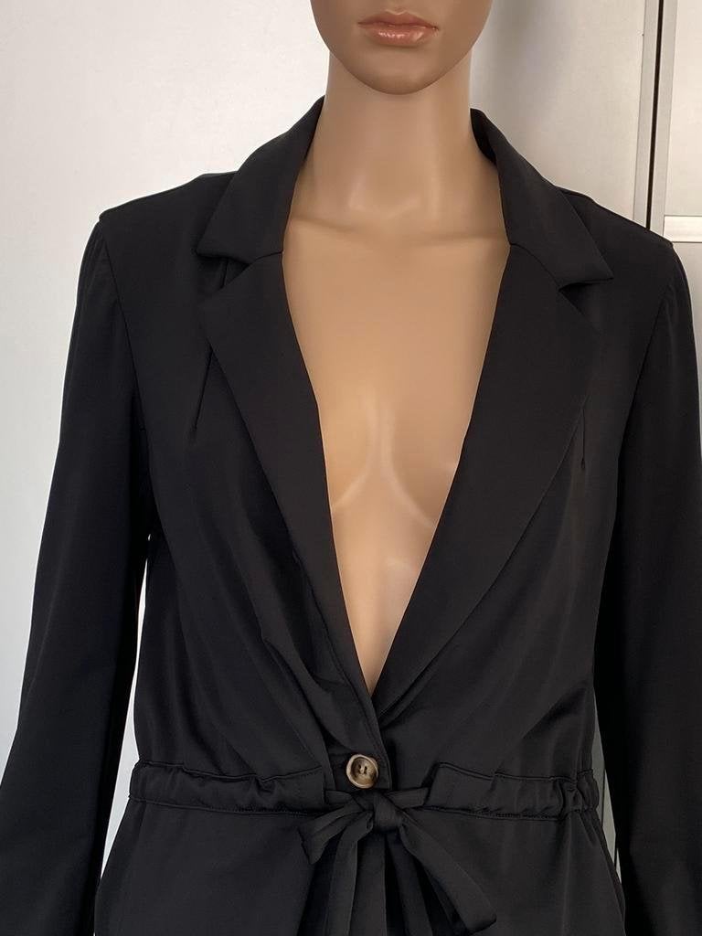 i25 C&S mt XS/S=34/36 travel-jasje vest blazer colbert zwart, Kleding | Dames, Zwart, Nieuw, Ophalen of Verzenden, Jasje