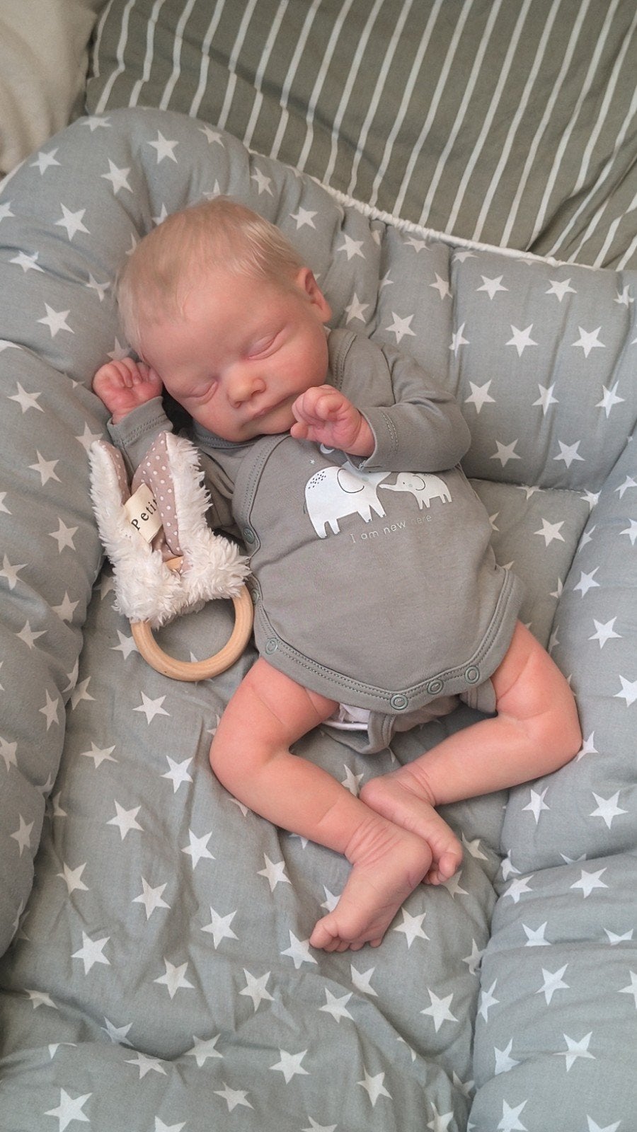 Reborn Lucas by Cassie Ann Love (Brace), Verzamelen, Ophalen of Verzenden, Zo goed als nieuw, Pop, Levensecht of Reborn