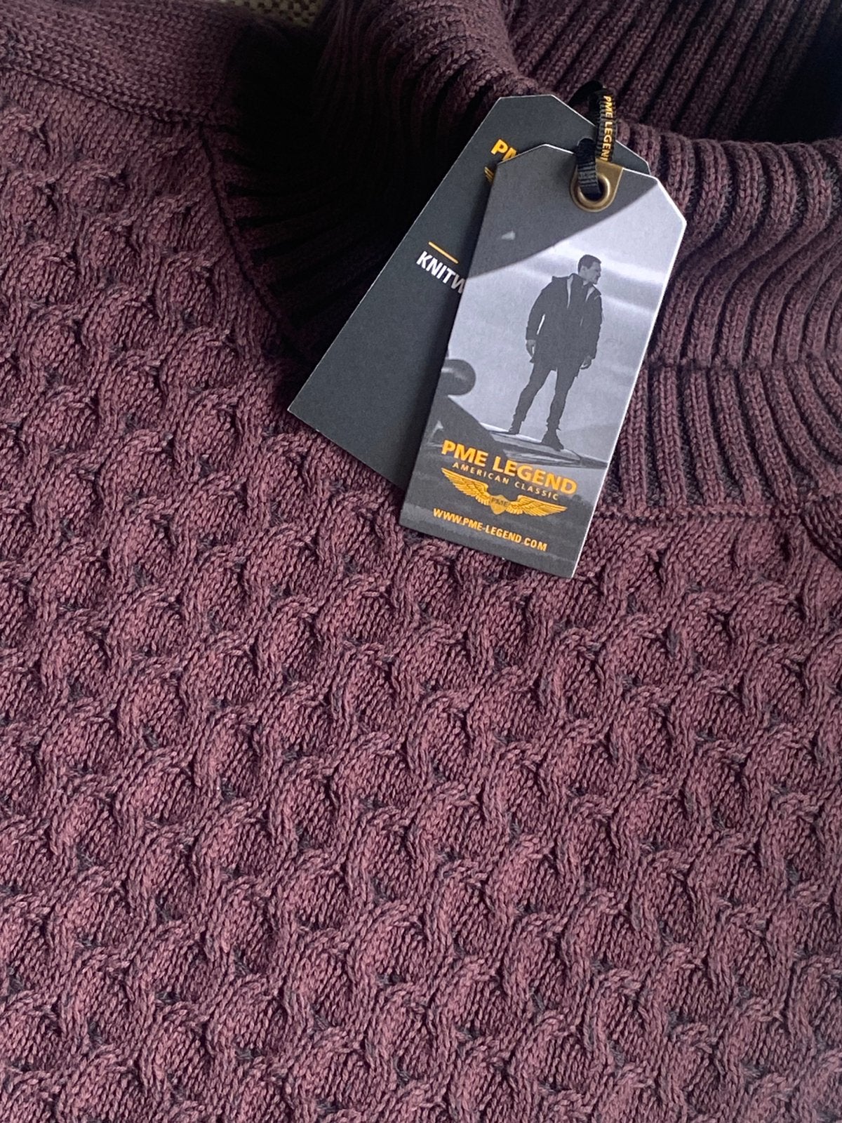 Pme legend Wintertrui trui coltrui Aubergine XXXL nieuw, Verzenden, ., Nieuw, .