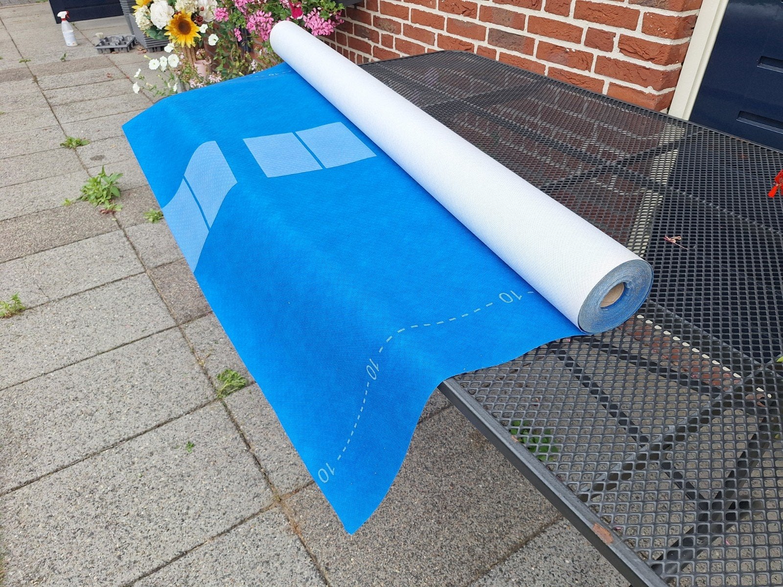 19 meter imabo Dakfolie / Onderdakfolie - Blauw, 1.5m breed, Ophalen, Overige materialen, Blauw, Overige typen