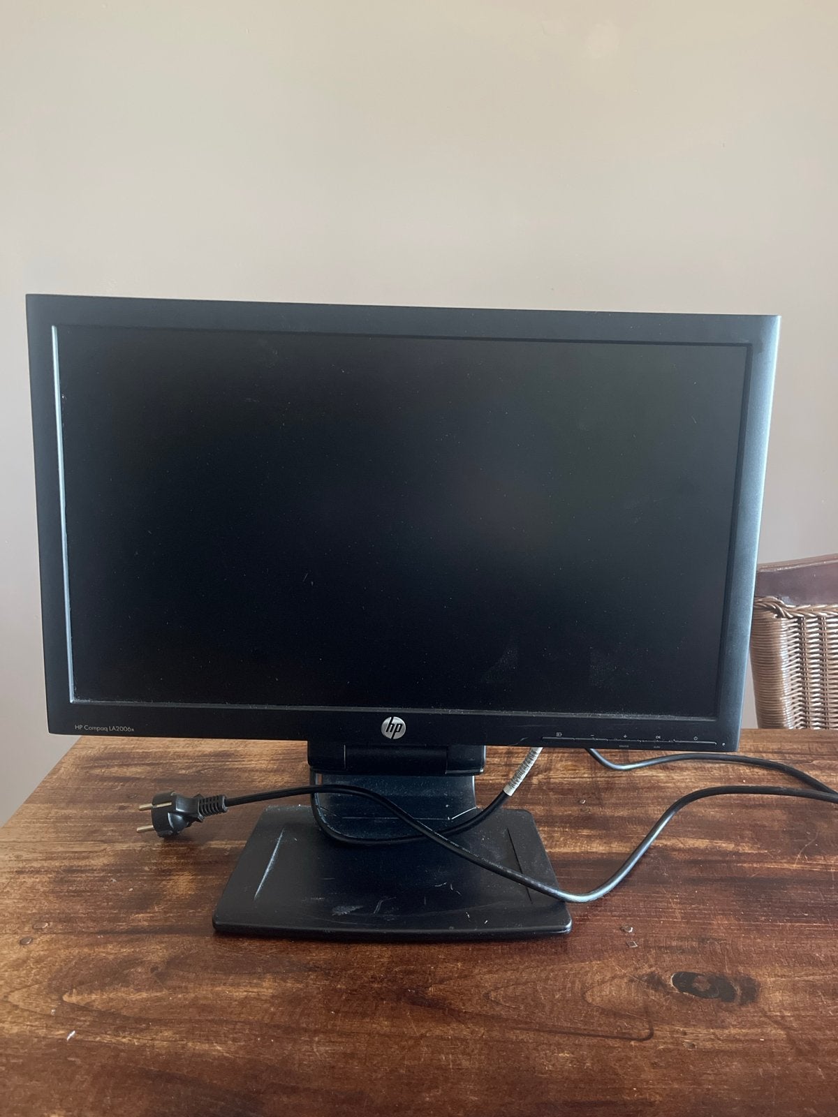 HP Compaq LA2006x Monitor, Computers en Software, Monitoren, Ophalen, Gebruikt, DisplayPort, In hoogte verstelbaar