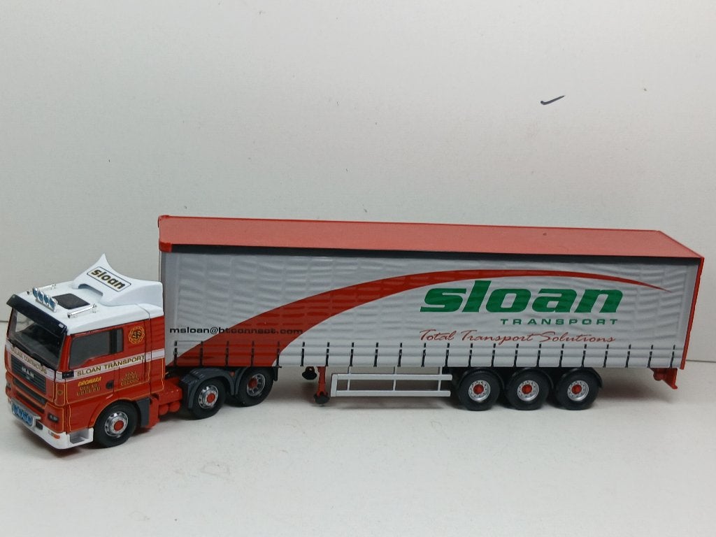 corgi 1/50  man  sloan transport, Hobby en Vrije tijd, Modelauto's | 1:50, Ophalen of Verzenden, Zo goed als nieuw, Bus of Vrachtwagen