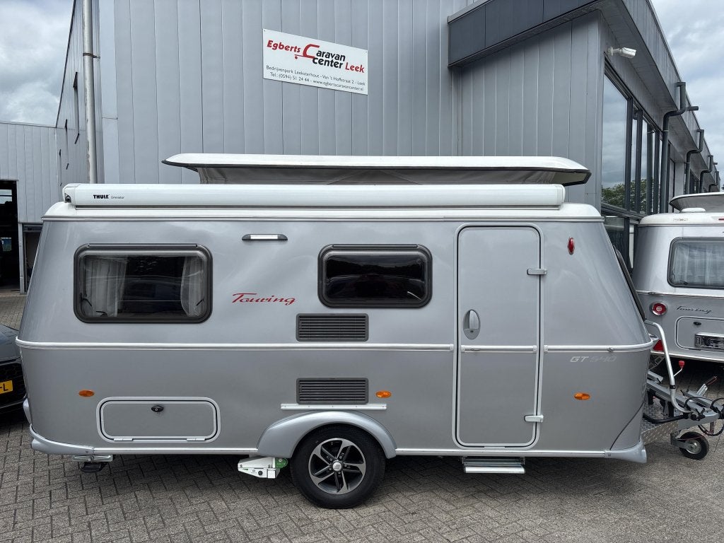 Eriba Touring Troll 540 GT Mover/Thule luifel, Caravans en Kamperen, Caravans, Standaardzit, Bedrijf, Tot en met 3, Eriba