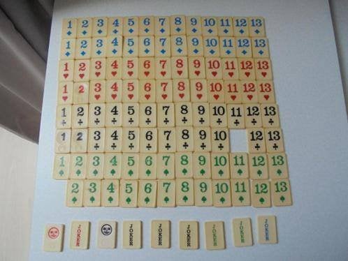 Rummikub losse stenen GROOT, Hobby en Vrije tijd, Ophalen of Verzenden, Zo goed als nieuw