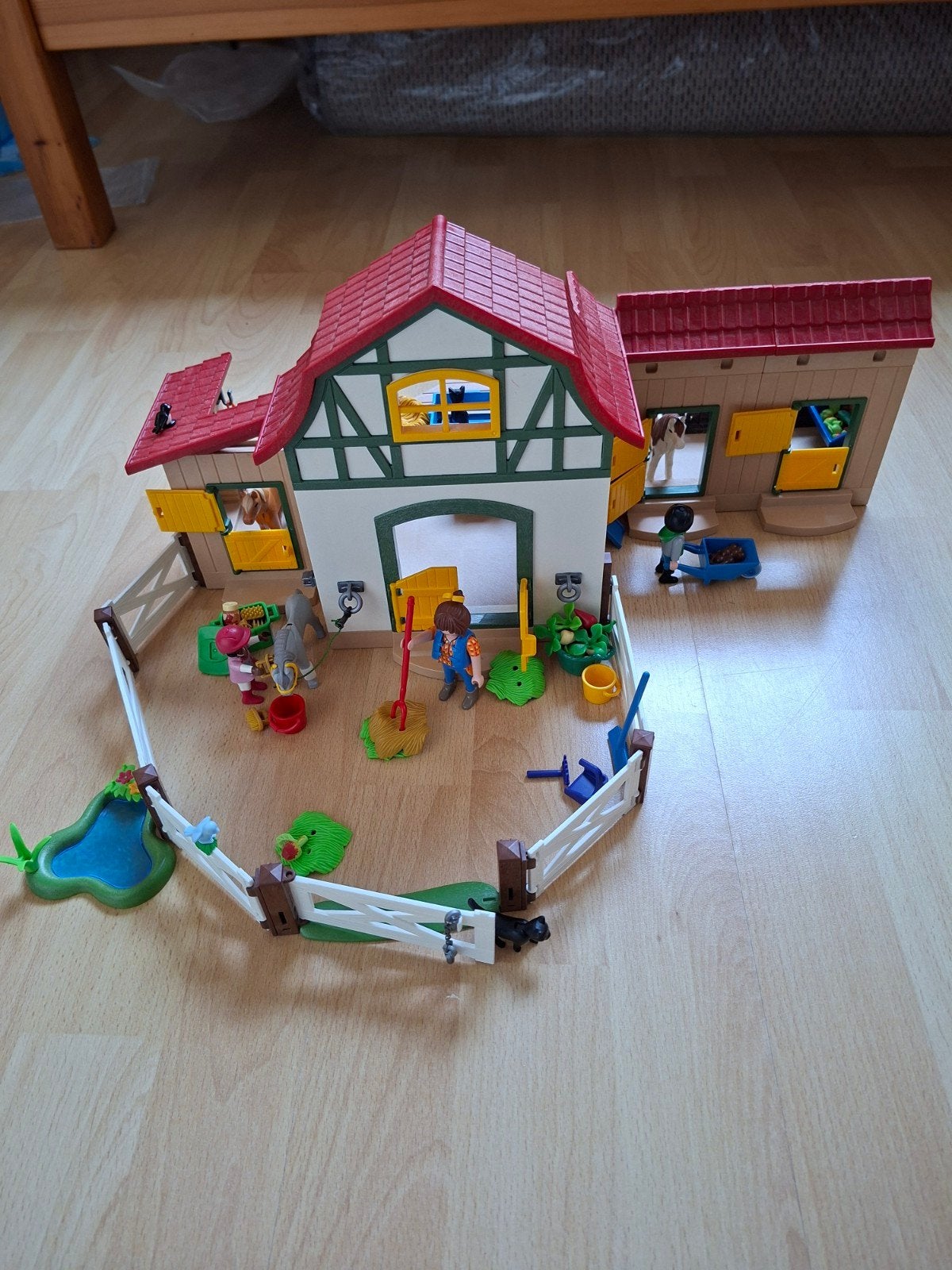 6927 Playmobil Country Ponypark, Ophalen of Verzenden, Zo goed als nieuw, Complete set