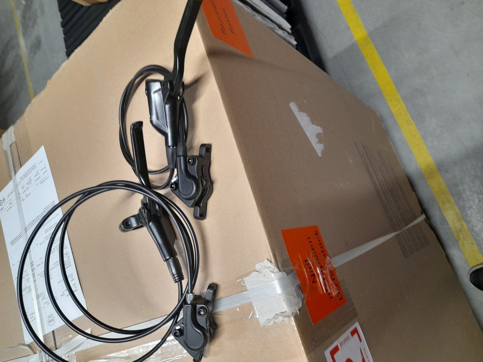 Remhendel set Hydraulische remschijven, Fietsen en Brommers, Fietsonderdelen, Ophalen, Nieuw, Elektrische fiets