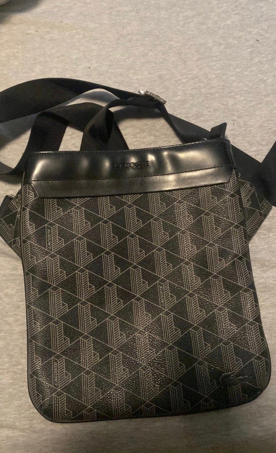 Lacoste The Blend Schoudertas Heren - Echt Leder, Sieraden, Tassen en Uiterlijk, Tassen | Schoudertassen, Ophalen of Verzenden