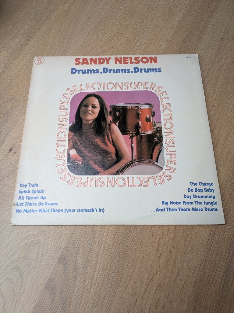 Sandy Nelson - Drums, Drums, Drums, Ophalen of Verzenden, Gebruikt, 12 inch, Poprock