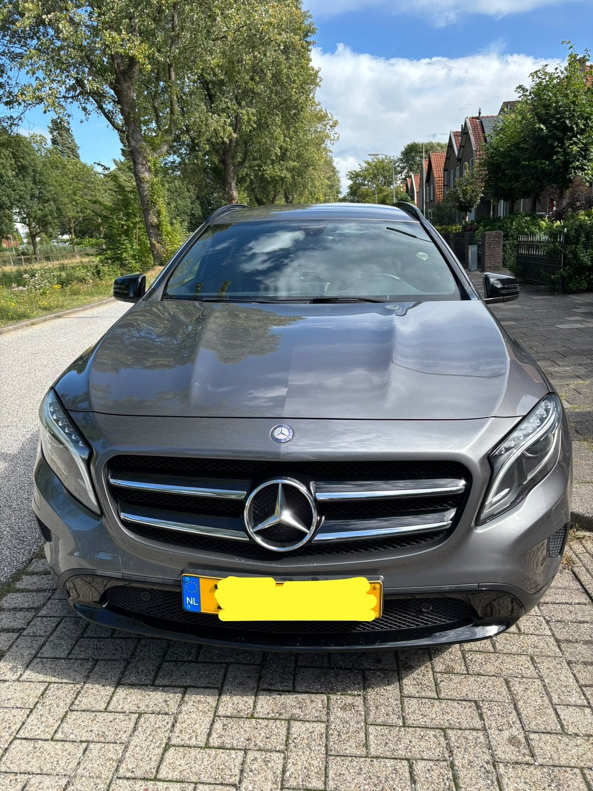 Mercedes GLA 200 GLA200 2014 AUTOMAAT GRIJS 156pk, Auto's, Mercedes-Benz, Automaat, Particulier, Zilver of Grijs, Te koop