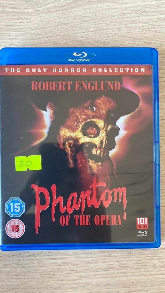 The phantom of the opera blu ray 101, Cd's en Dvd's, Ophalen of Verzenden, Zo goed als nieuw, Horror