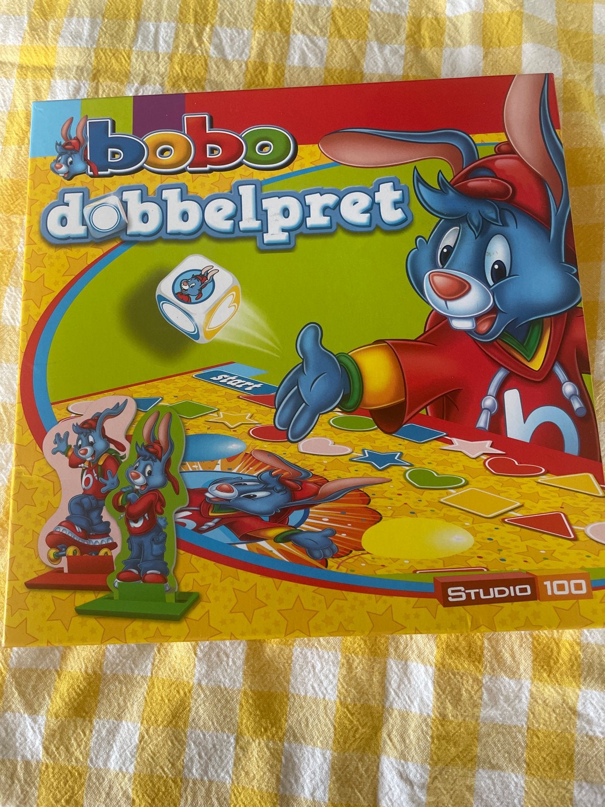 Bobo Dobbelpret - Leuk bordspel voor kinderen, Drie of vier spelers, Ophalen, Gebruikt