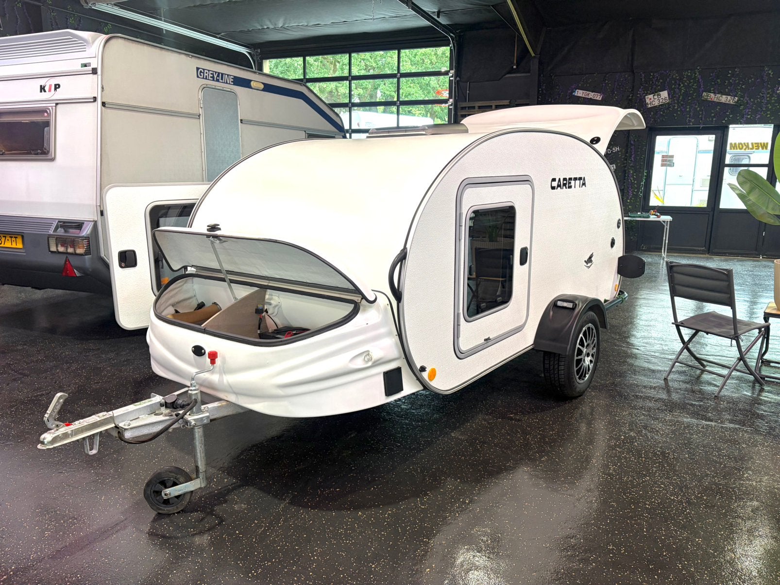 Caretta 1500 mini caravan # Teardrop #NIEUW 24 #Lichtgewicht, Overige merken, Schokbreker, Tot en met 2, Bedrijf