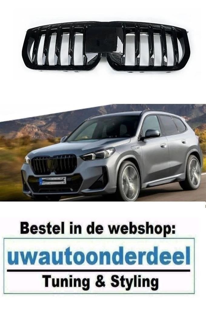 Grill Bmw X1 U11 Glans Zwart Ekele Spijl Performance Look