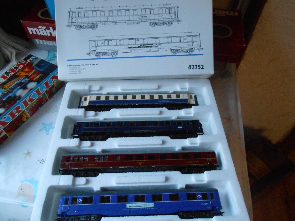 Märklin 42752 Sneltrein wagon set ""INSIDER TOUR 96"", Wisselstroom, Treinset, Nieuw, Ophalen of Verzenden