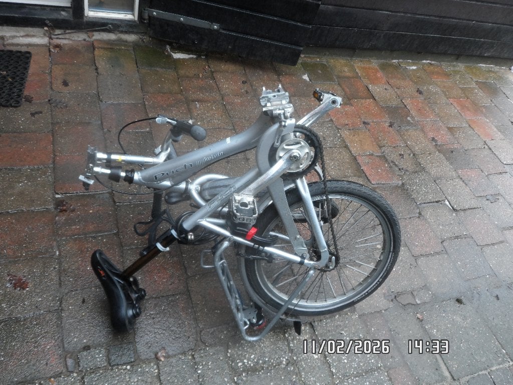 Te koop: Mooie vouwfiets, Gebruikt, Totaal opvouwbaar, Dames, Ophalen