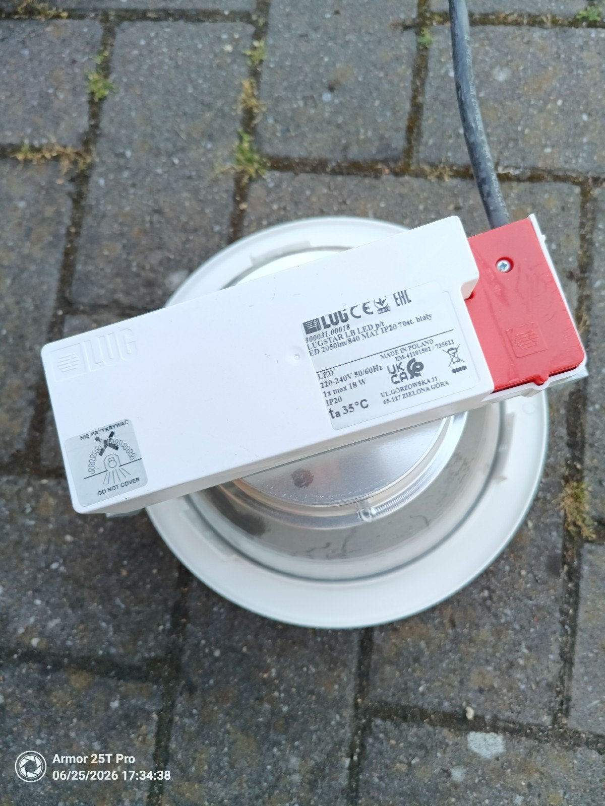 LUG LED Inbouwspot - Wit, 22W, 230V, Ophalen of Verzenden