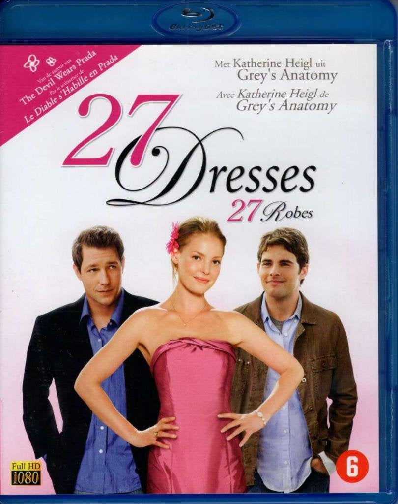27 Dresses (2008) - Nederlandse uitgave, Verzenden, Actie, Zo goed als nieuw, Disney Movies