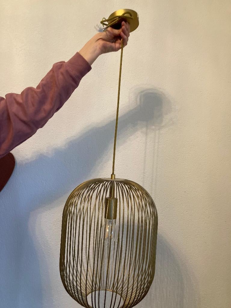 Hanglamp, Huis en Inrichting, Ophalen, Zo goed als nieuw, Metaal, Minder dan 50 cm