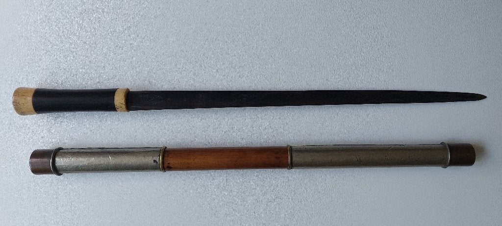 Tongkat Komando, Antiek en Kunst, Wapen, 53 cm, Handgemaakt, Indonesië