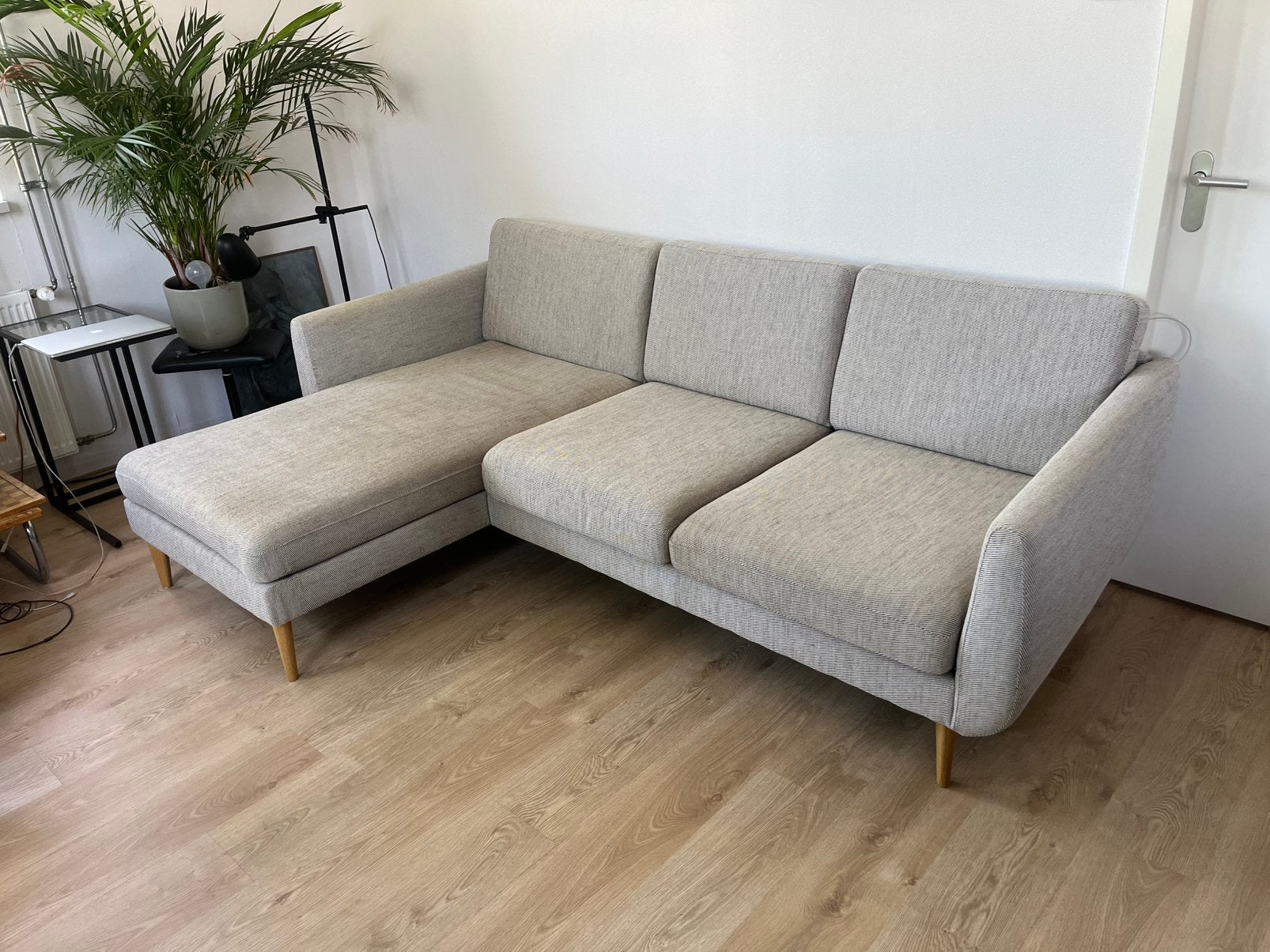 Ikea Smedstorp 3-zitsbank met chaise longue, Ophalen, Gebruikt