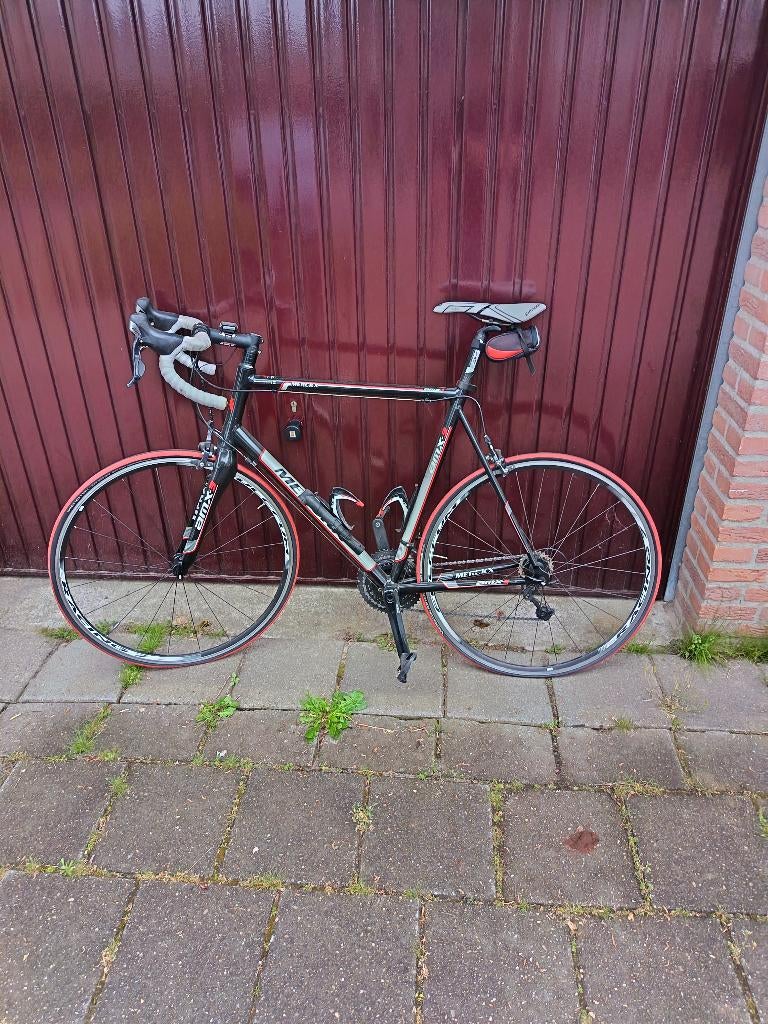 Merckx AMX3 racefiets, zwart/rood, Ophalen of Verzenden, Zo goed als nieuw, Overige typen