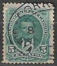 Ecuador 1894 - Yvert 32 - President Vincente Rocafuerte (ST), Verzenden, Gestempeld, Zuid-Amerika