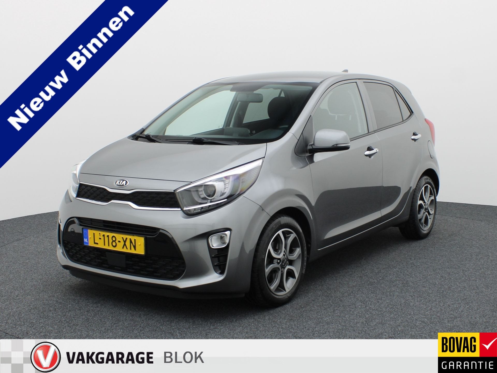 Kia Picanto 1.0 DPi DynamicPlusLine | Keyless | Camera | App, Voorwielaandrijving, 12 maanden, Stof, Gebruikt