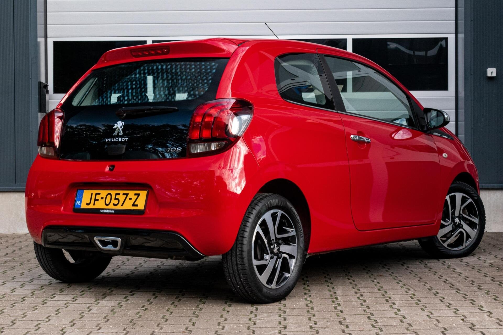 Peugeot 108 1.2 Allure|NW. APK|CLIMATE|MULTIMEDIASCHERM|BLUE, Voorwielaandrijving, Gebruikt, Euro 6, 1199 cc