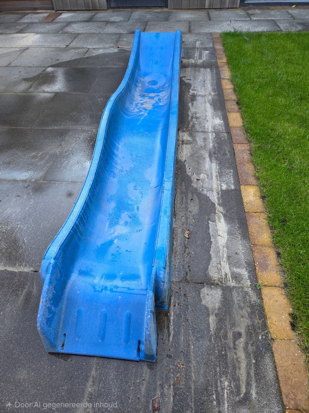 Blauwe glijbaan voor kinderen - Gebruikt, Ophalen, Gebruikt, Glijbaan