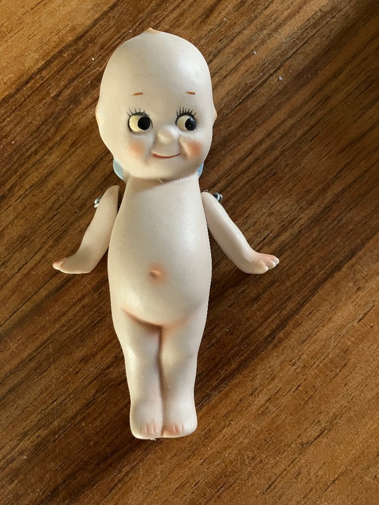 Vintage Kewpie popje -porseleinen poppetje, Ophalen of Verzenden, Gebruikt, Pop