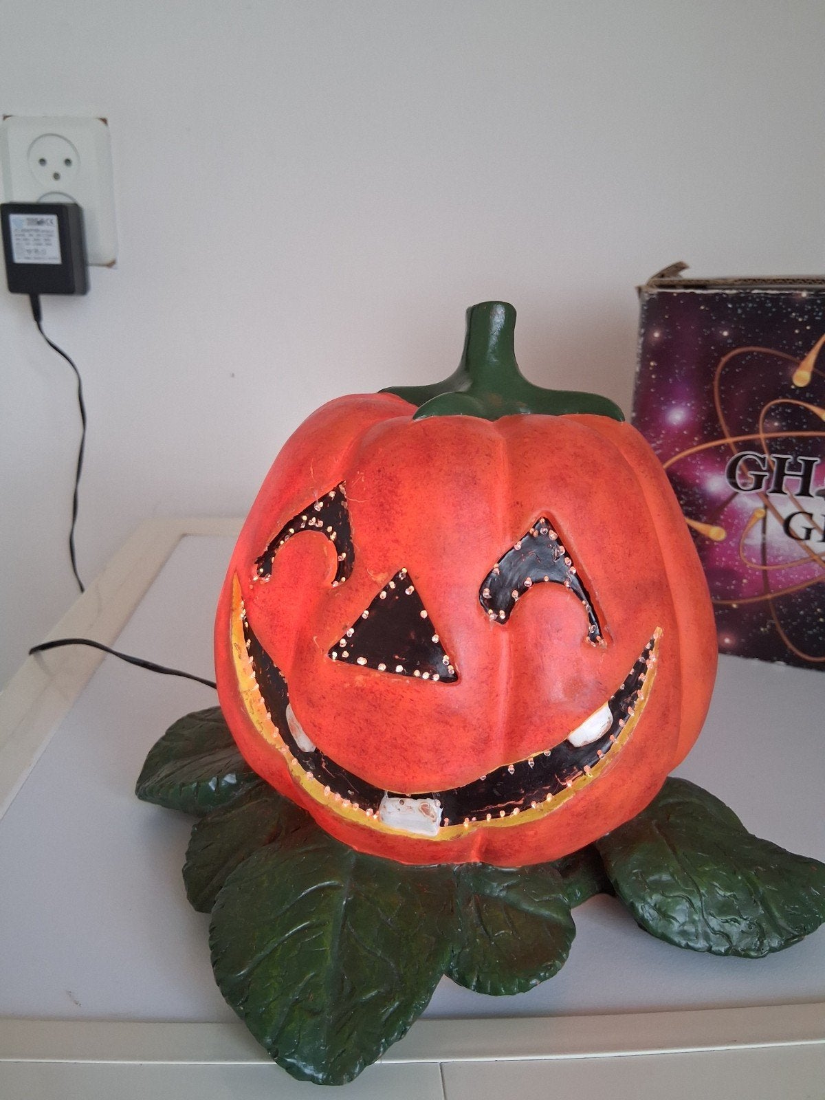 lichtjes Halloween pompoen, Ophalen of Verzenden, Halloween of Griezel