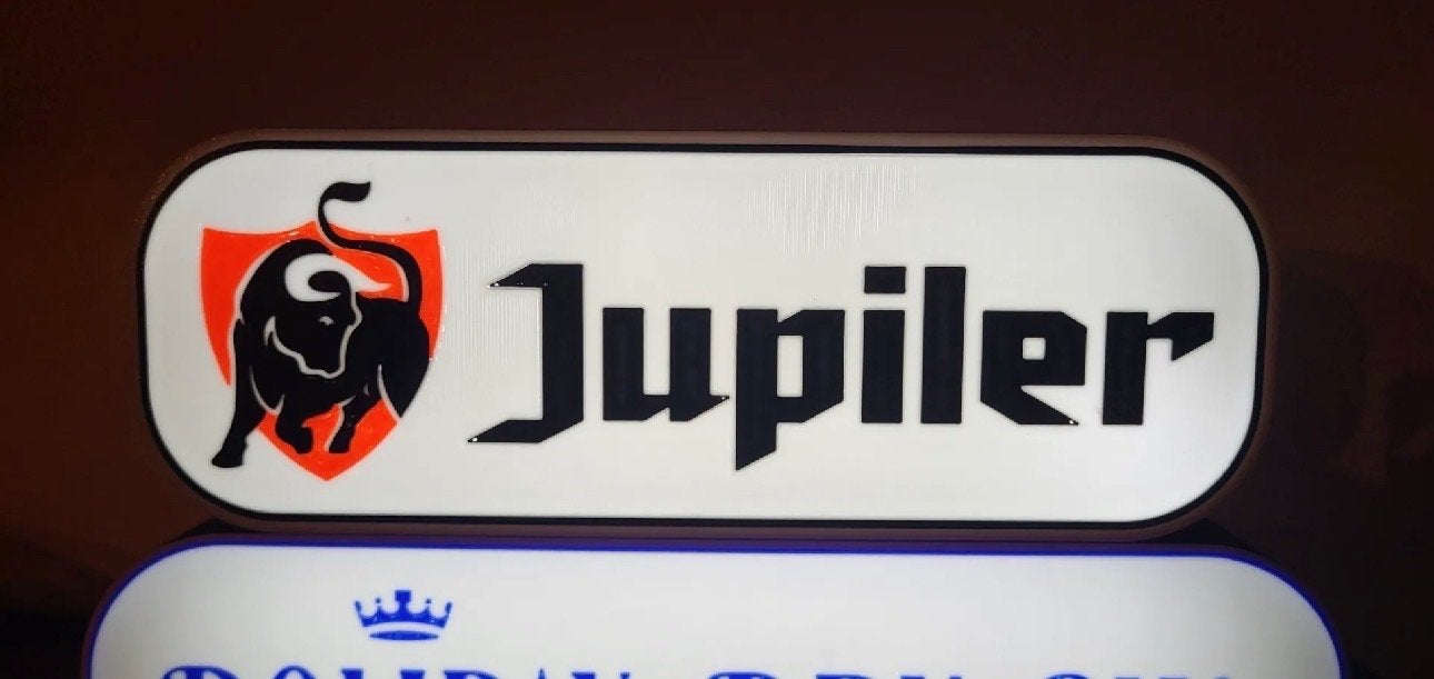 Jupiler Lichtbak Reclamebord - Perfect voor de Horeca, Verzenden, Gebruikt, Lichtbak of (neon) lamp