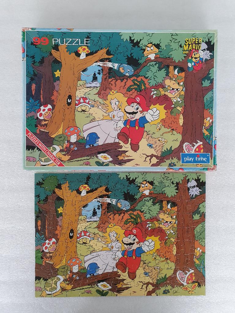 Puzzel Super Mario Bros (Play Time, Nintendo, 1991), Ophalen of Verzenden, Meer dan 50 stukjes, Gebruikt, 6 jaar of ouder