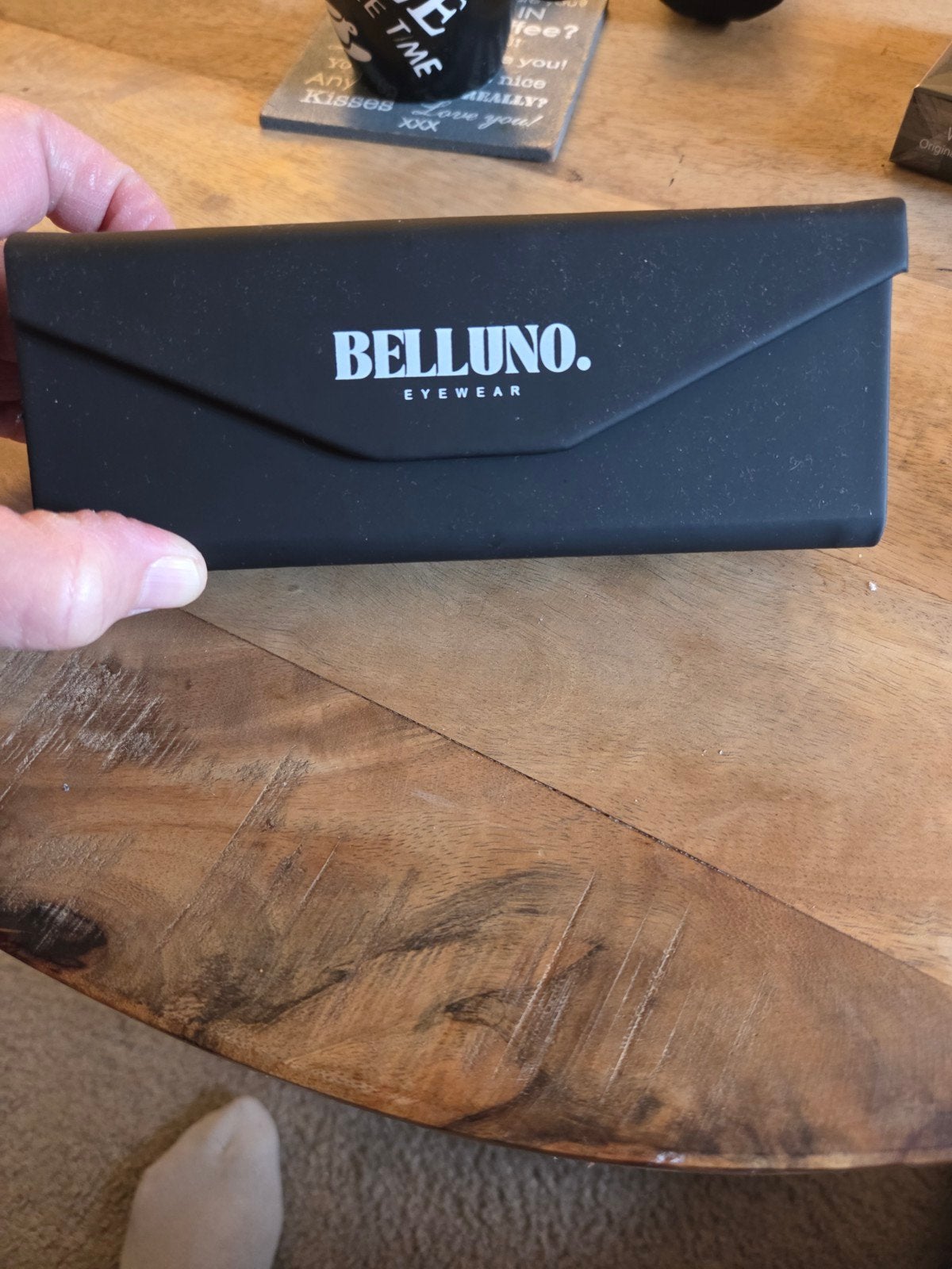 Heren zonnebril merk belluno eyewear nieuw kan ook verzend, Overige merken, Zonnebril, Zwart, Nieuw