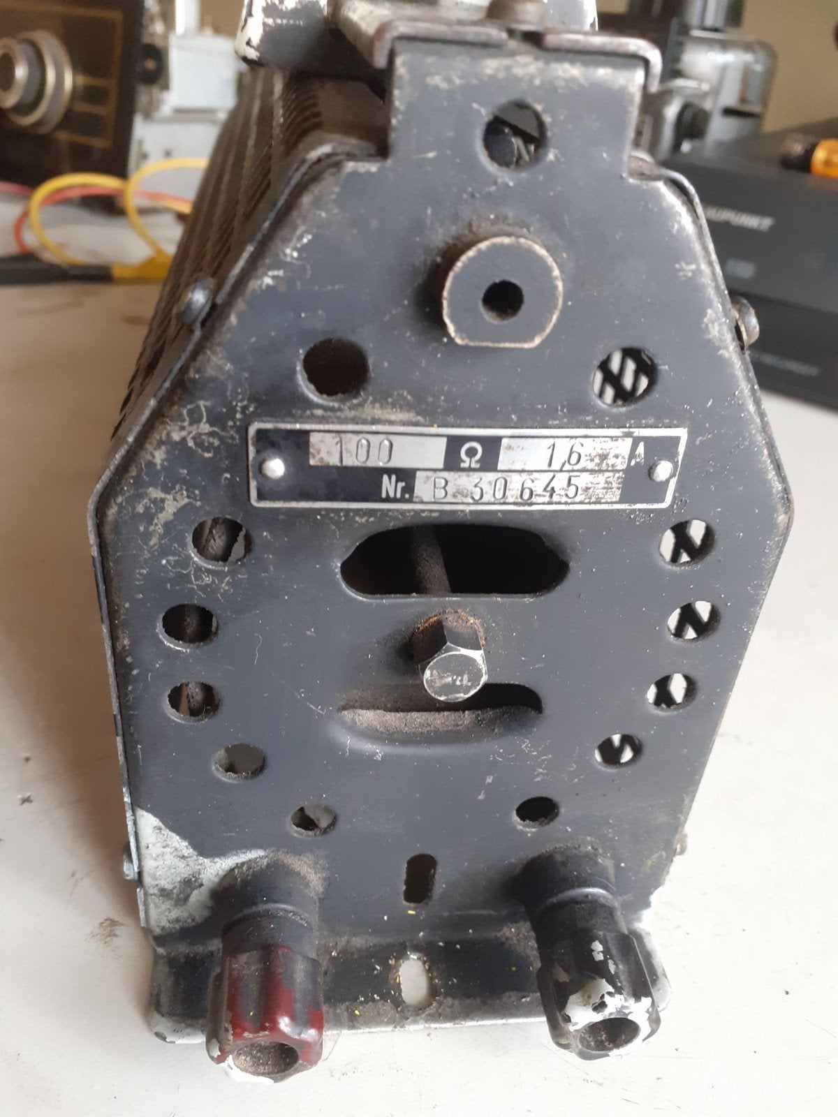 Vintage 100 Ohm Weerstand - Oude Elektronische Component, Ophalen, Gebruikt