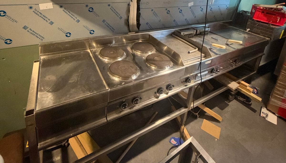 Modulaire Kooklijn / baklijn - Horeca complete set, Ophalen, Gebruikt, Fornuis, Frituur en Grillen